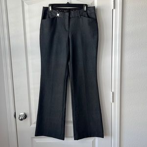 Express Editor Dress Pants - Black Patterned